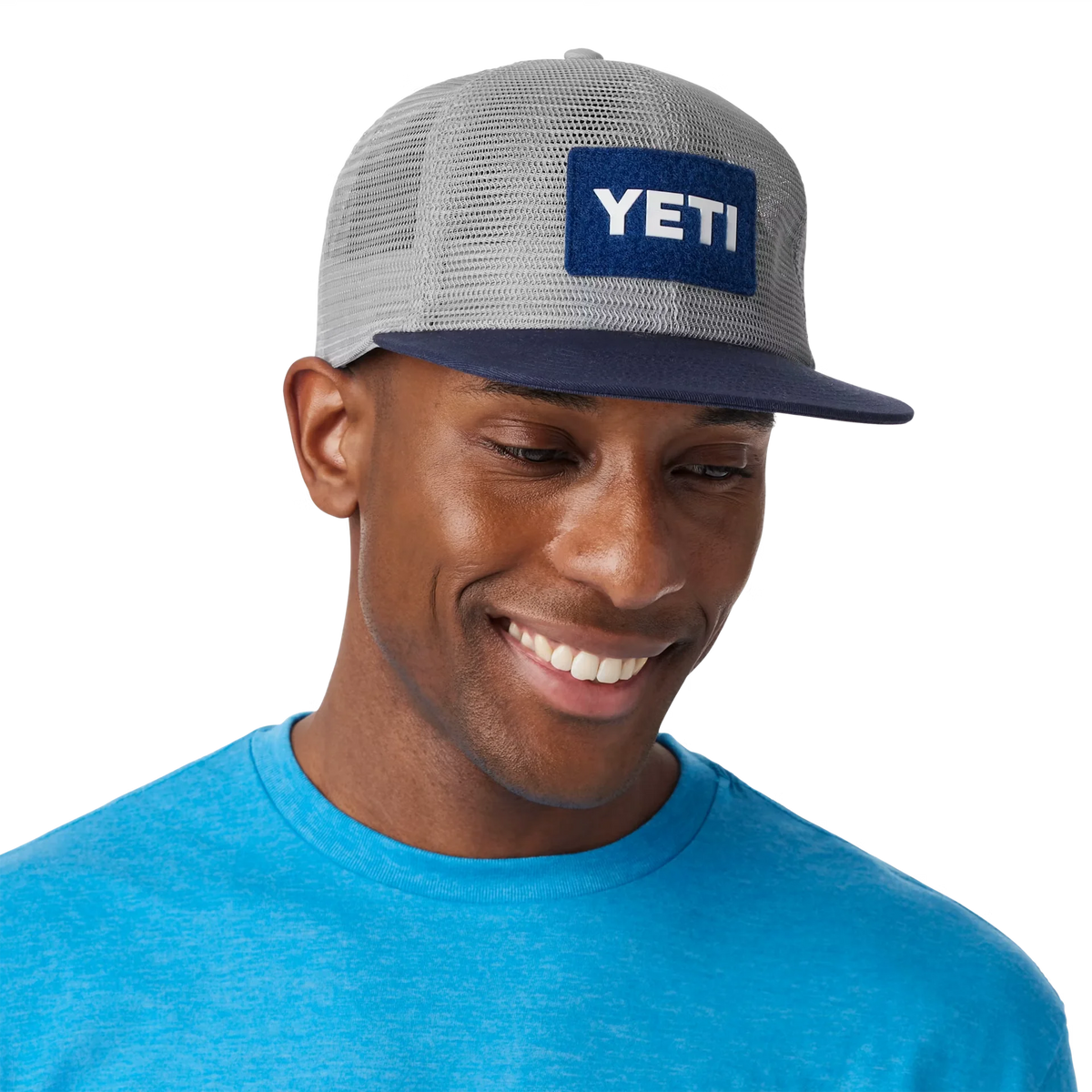 YETI® Velcro Badge Flat Brim Mesh Hat