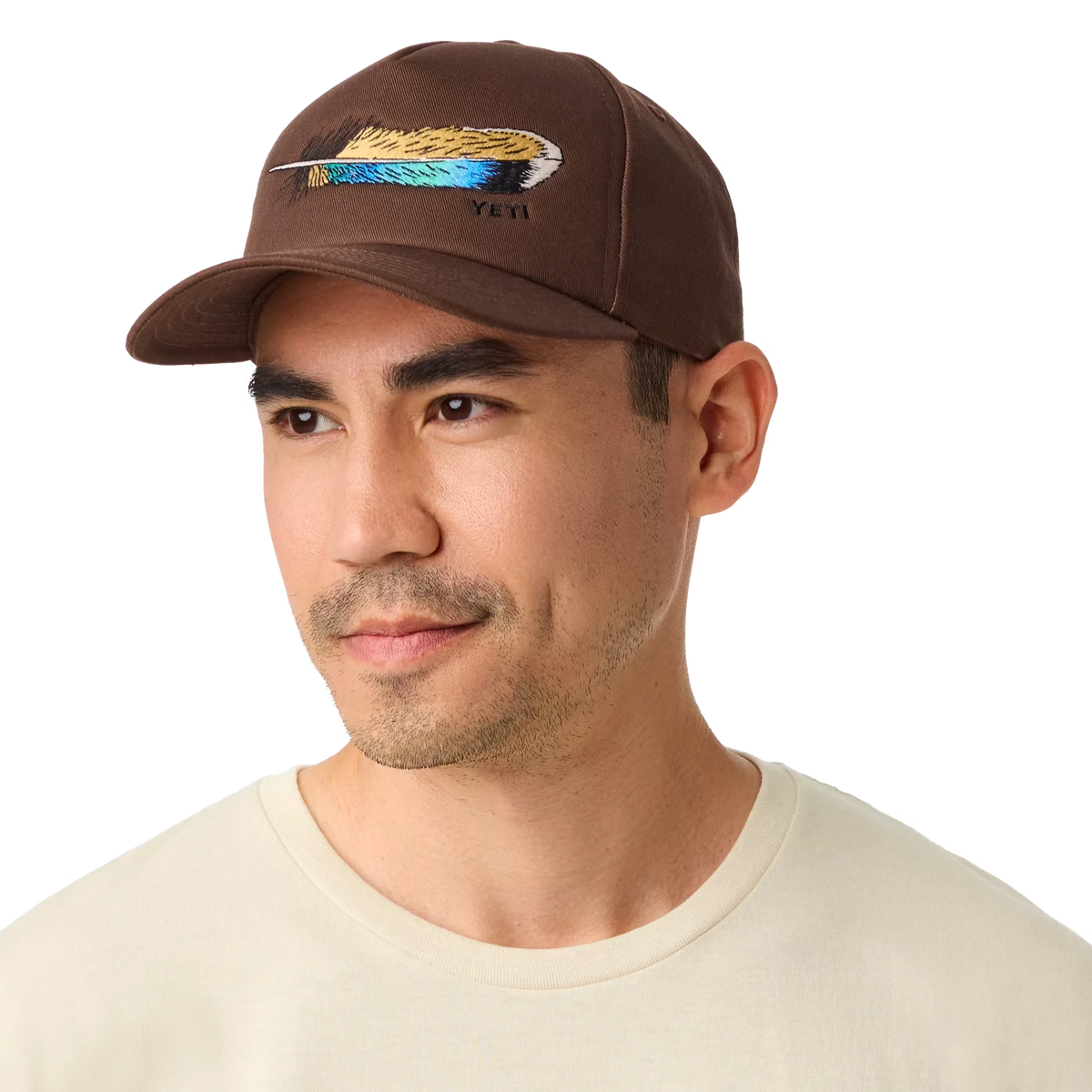 YETI® Wetlands Duck Feather Mid Pro Flat Brim Hat