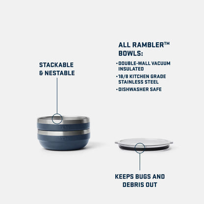 Rambler® 0.7 QT Insulated Low Bowl