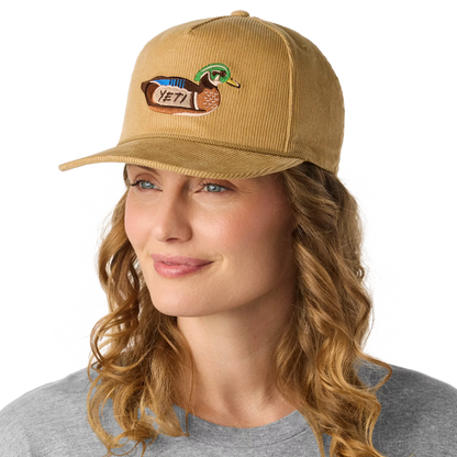 YETI® Duck Corduroy Flat Brim Rope Hat