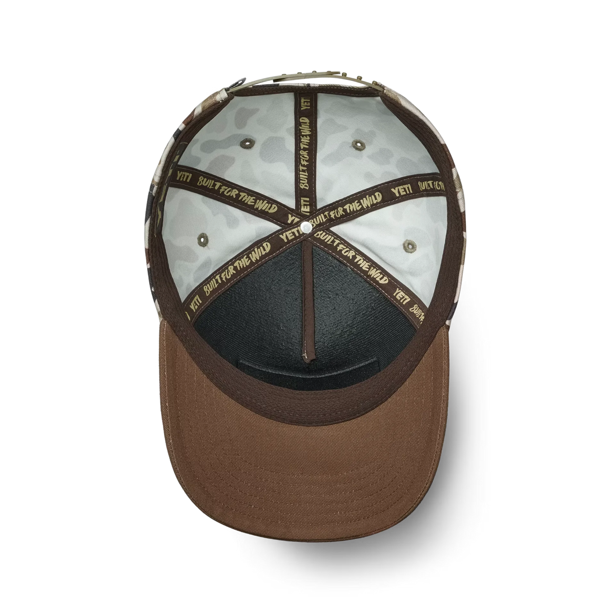 YETI® Wetlands Camo Logo Badge Mid Pro Flat Brim Hat