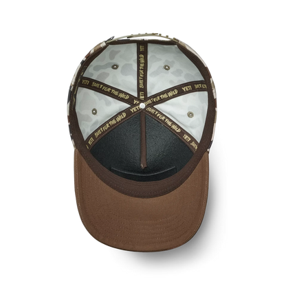 YETI® Wetlands Camo Logo Badge Mid Pro Flat Brim Hat