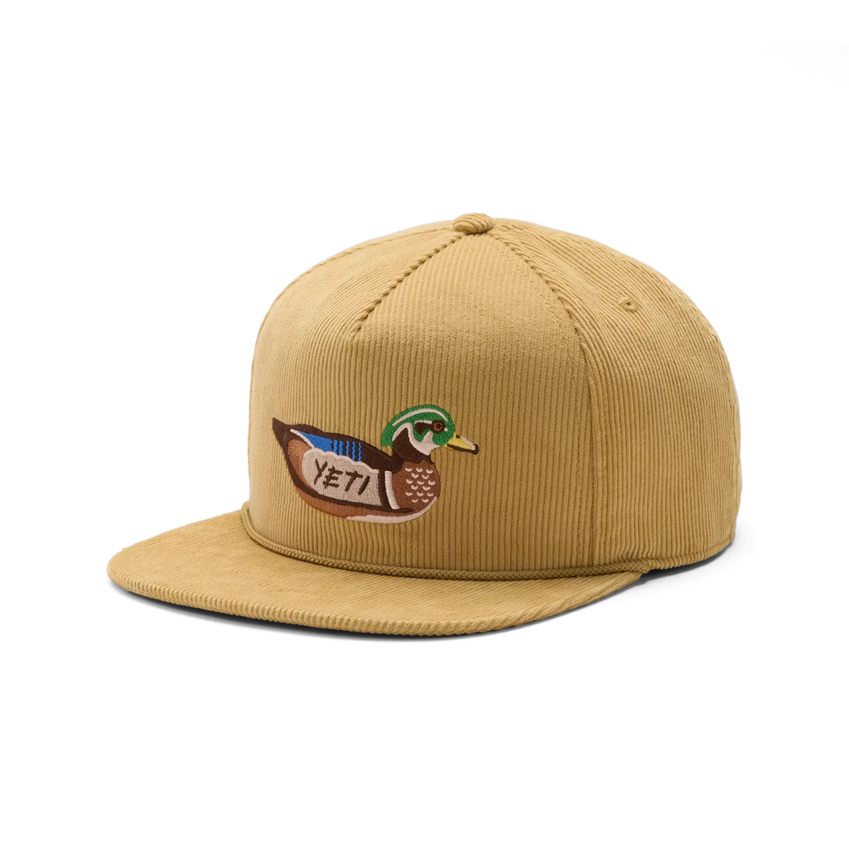 YETI® Duck Corduroy Flat Brim Rope Hat