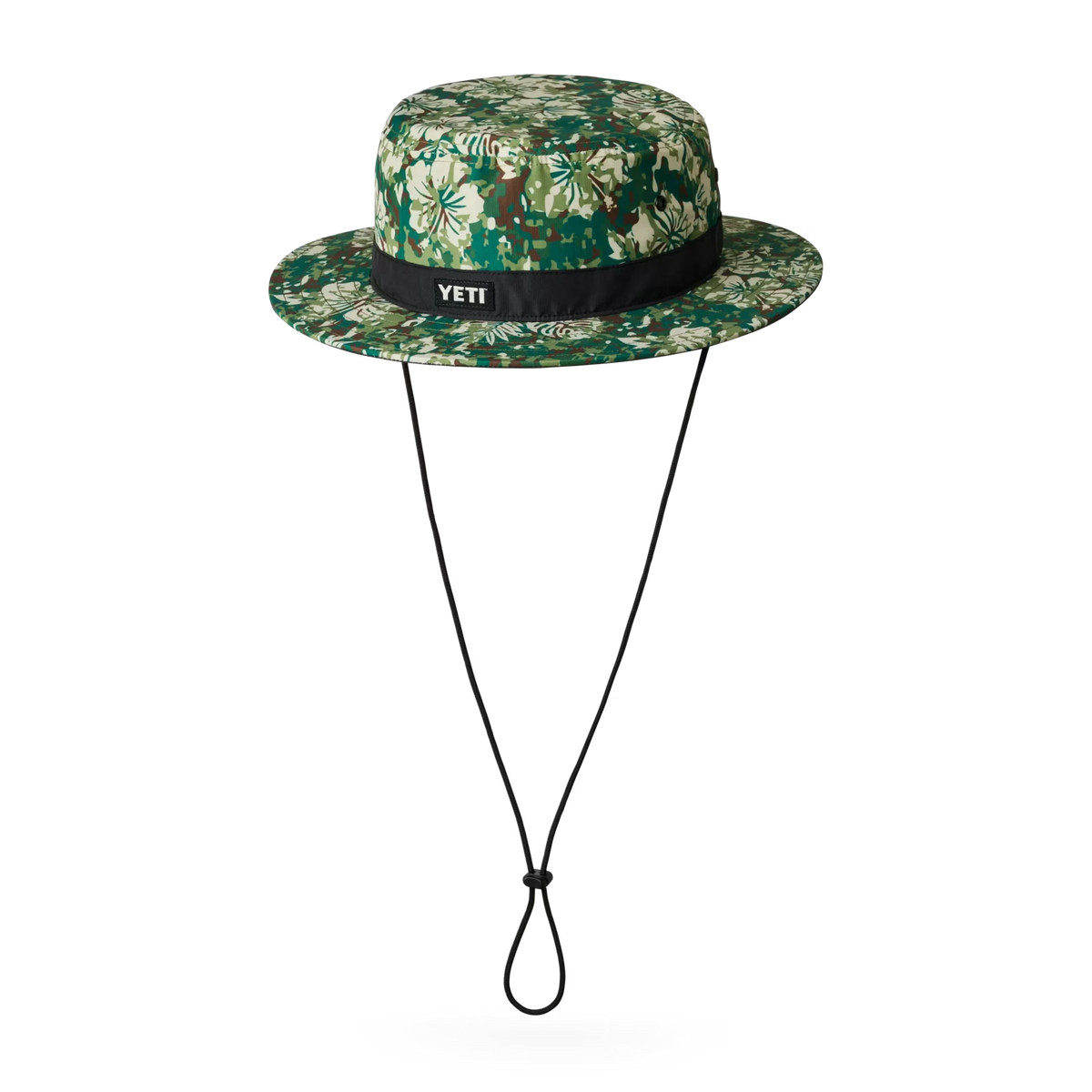Hibiscus Print YETI® Logo Boonie Hat