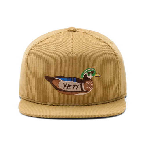YETI® Duck Corduroy Flat Brim Rope Hat