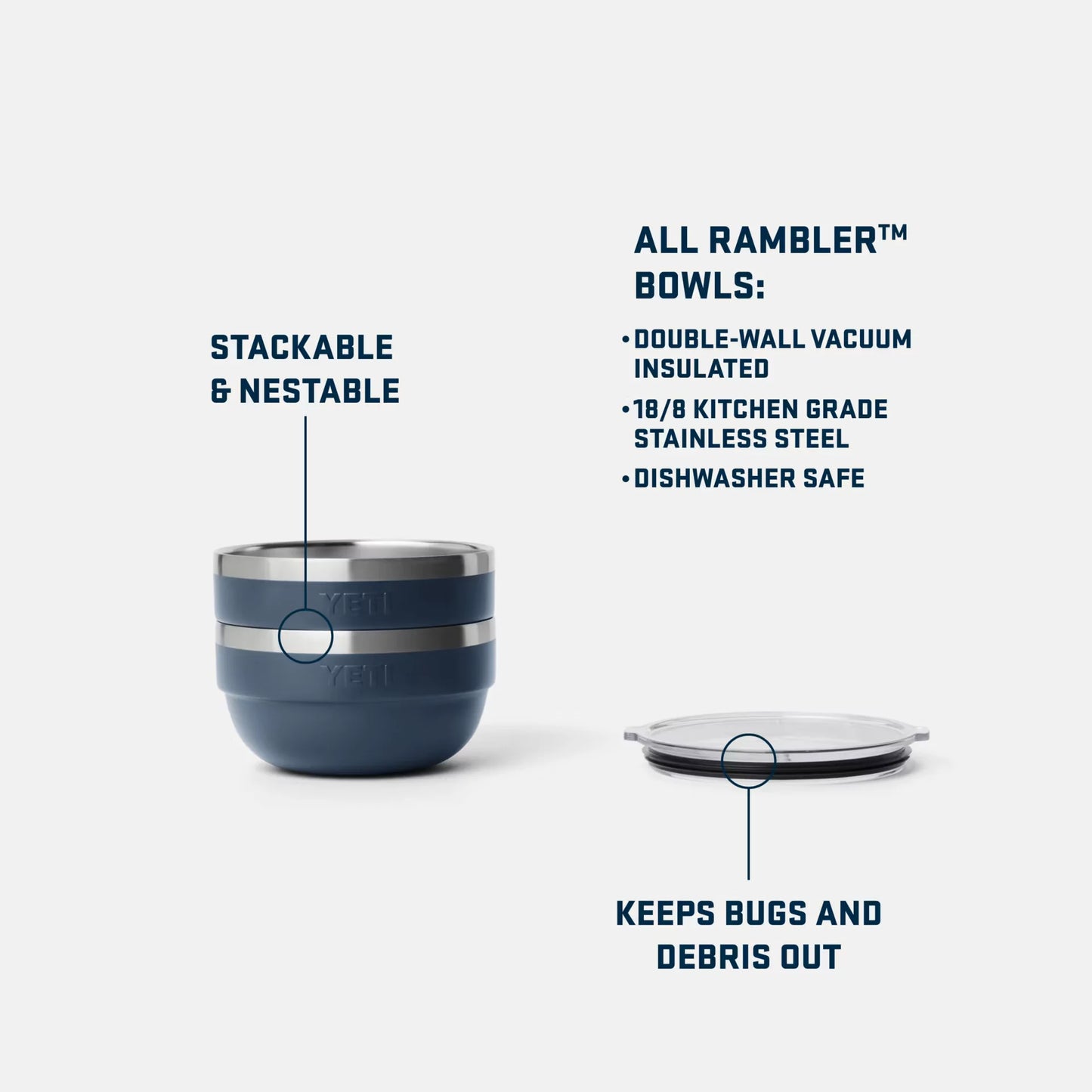 Rambler® 1 QT Insulated Bowl