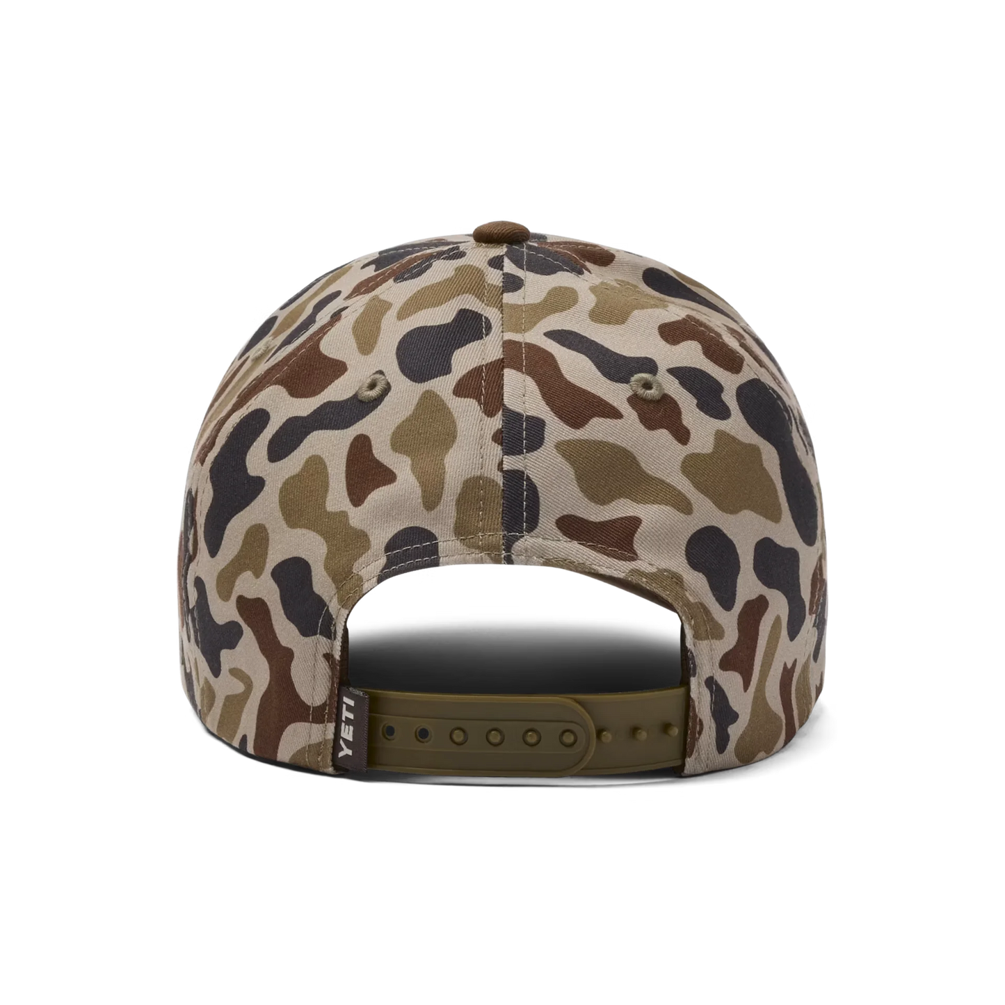 YETI® Wetlands Camo Logo Badge Mid Pro Flat Brim Hat