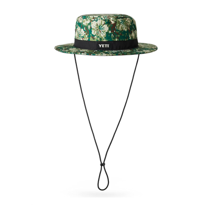 Hibiscus Print YETI® Logo Boonie Hat