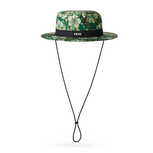 Hibiscus Print YETI® Logo Boonie Hat